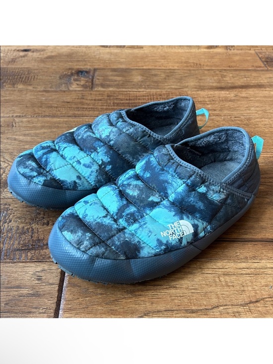 The North Face Thermoball Traction Mule V 5 Slip On Shoes Wasabi Ice Dye Size 10 main image 8